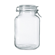 3 Liter Airtight Jar -  Holds 2 lbs. of Roasted Coffee